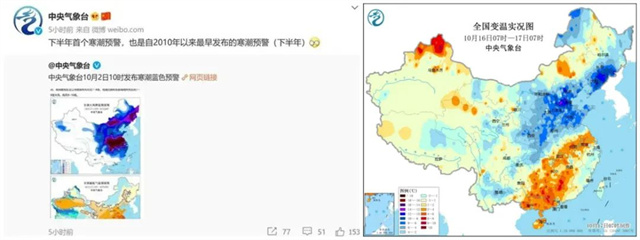 寒潮預警
